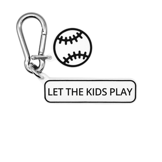 LET THE KIDS PLAY - Baseball Bag Charm