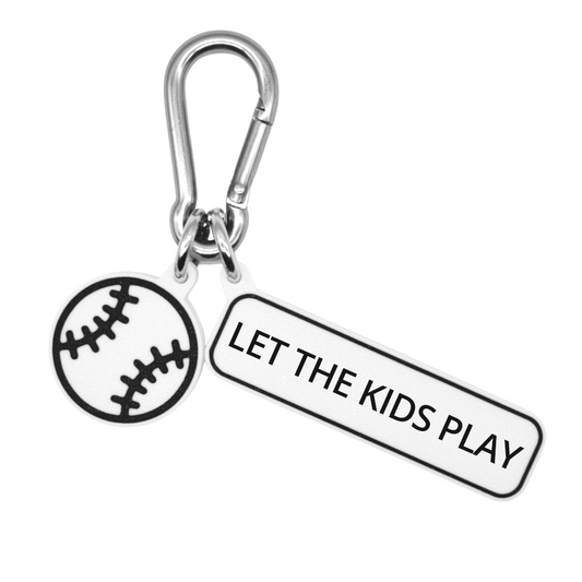LET THE KIDS PLAY - Baseball Bag Charm